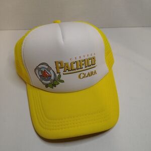 Yellow and White Trucker Hat
